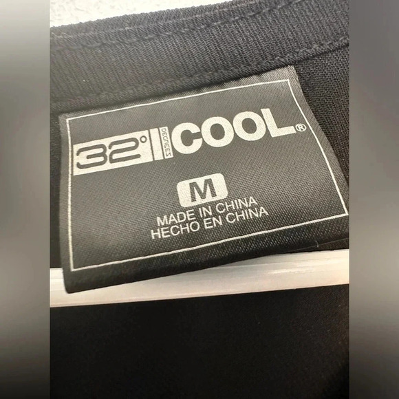 32 Degrees cool lightweight cinch waist short sleeve athleisure black dress - Picture 4 of 9